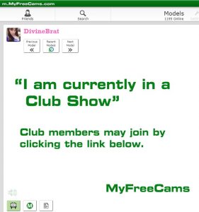 MyFreeCams user experience