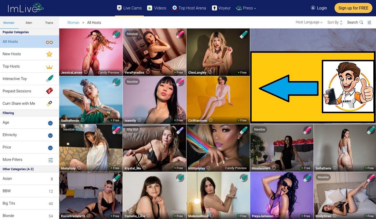 Imlive cam site